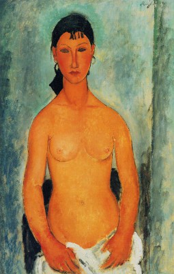 Modigliani obrazy - Akt stojący reprodukcja